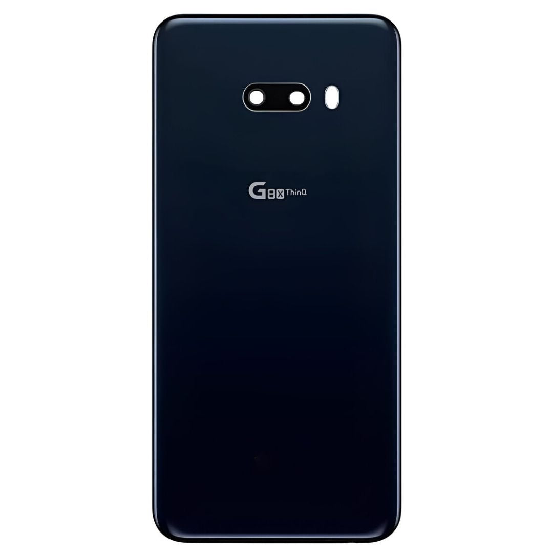 Back Panel Glass Compatible with LG G8X ThinQ – Black