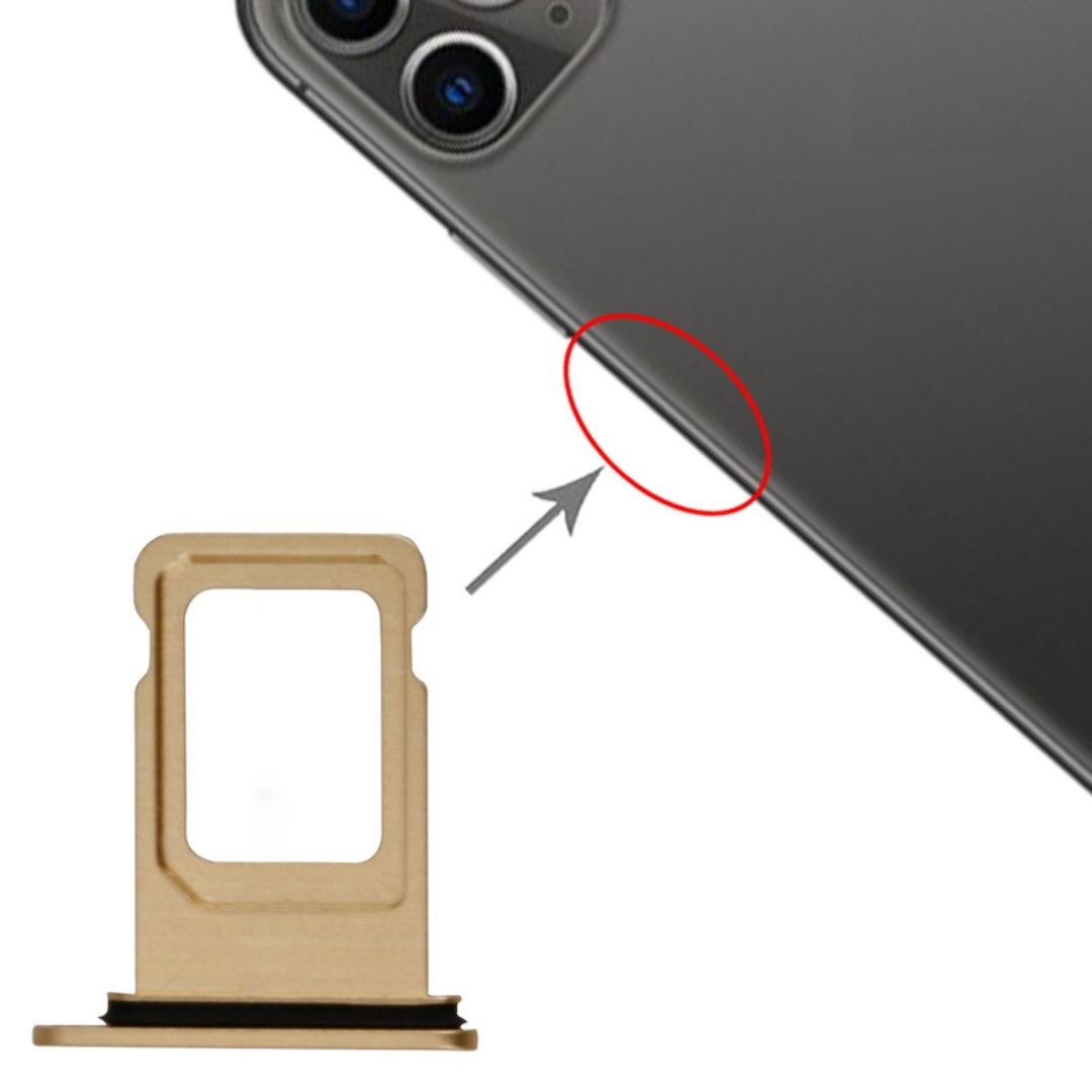 SIM Card Holder Tray Compatible with iPhone 11 – Black