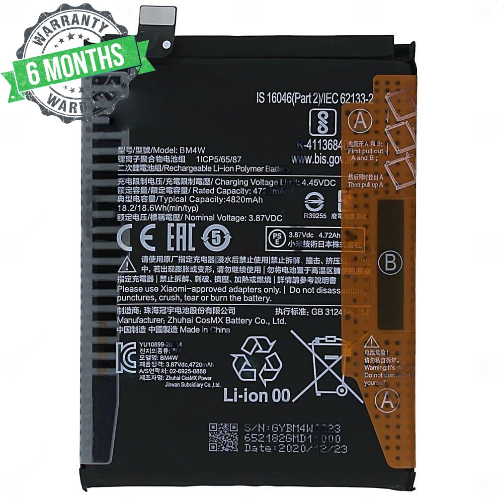 Mobile Battery for Mi 10i (BM4W)
