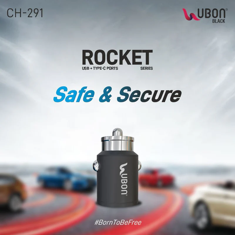 UBON CH-291: 65W Fast Car Charger