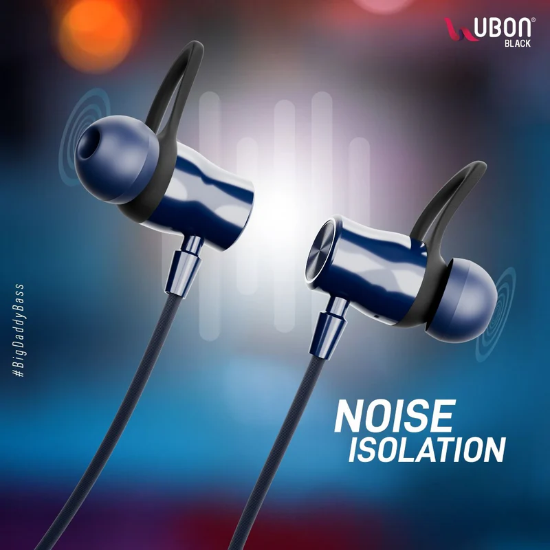 UBON Quick Charge CL-50 Magnetic Switch Wireless Neckband