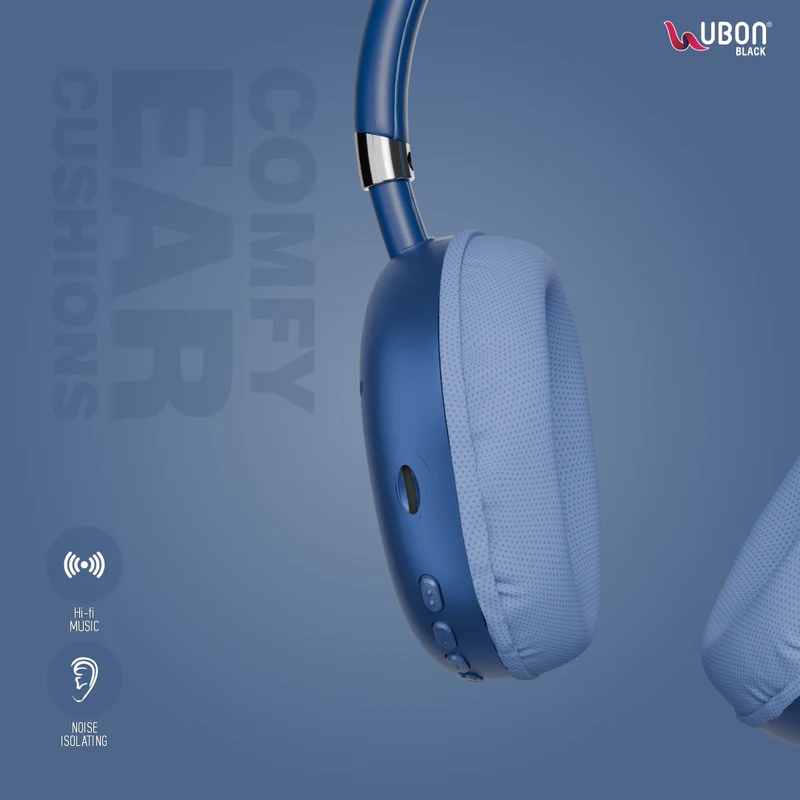 UBON HP-740 Beast Wireless Headphone: Experience 40 Hours of Real Stereo Sound and Comfort