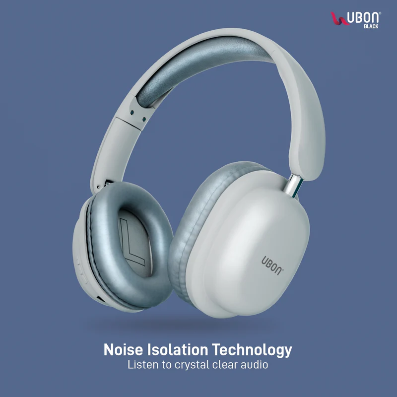 UBON HP-810 Storm 1 Series: Foldable Wireless Headphones with Immersive Sound and AUX Mode