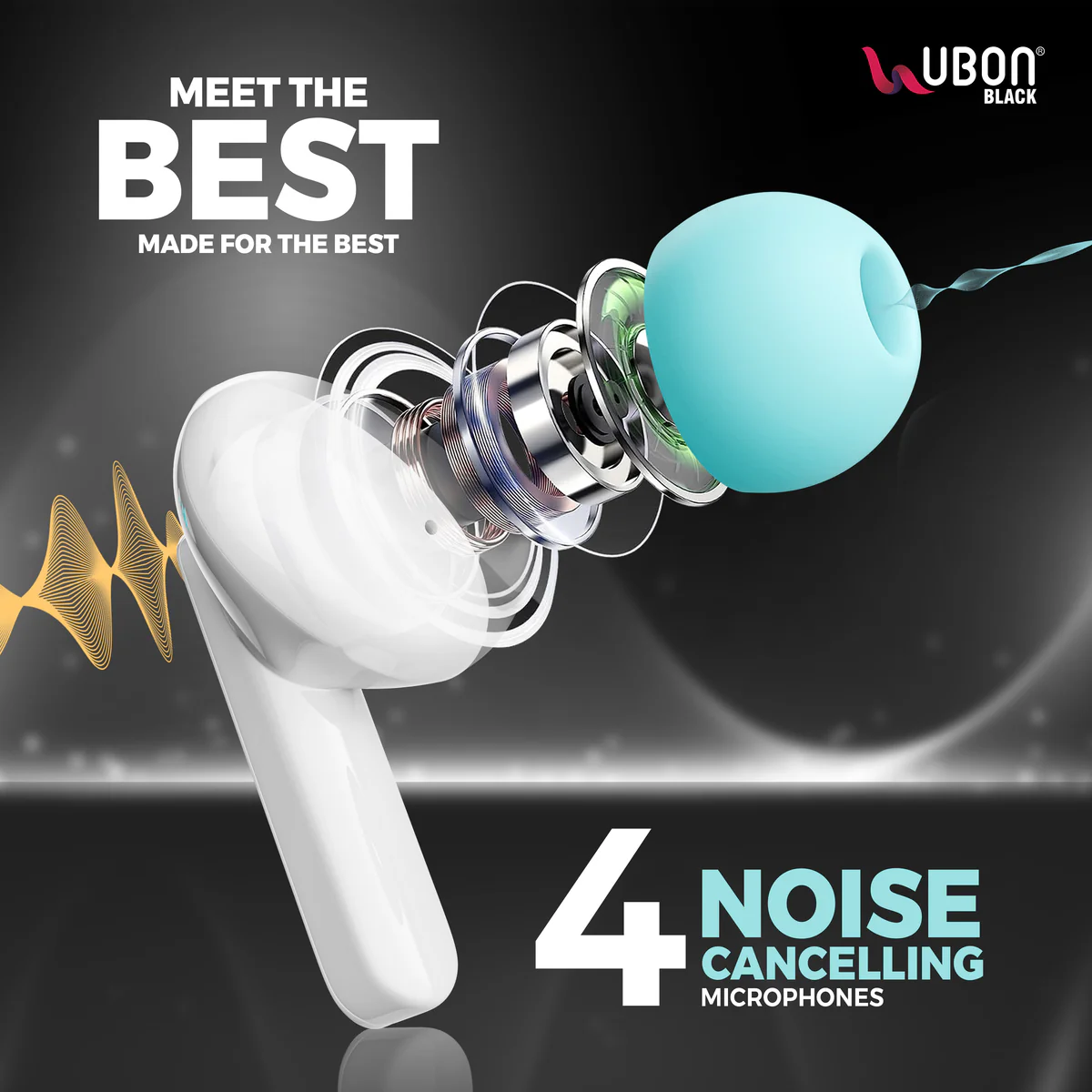 Ubon Ninja J7 6.0 Wireless Earbuds