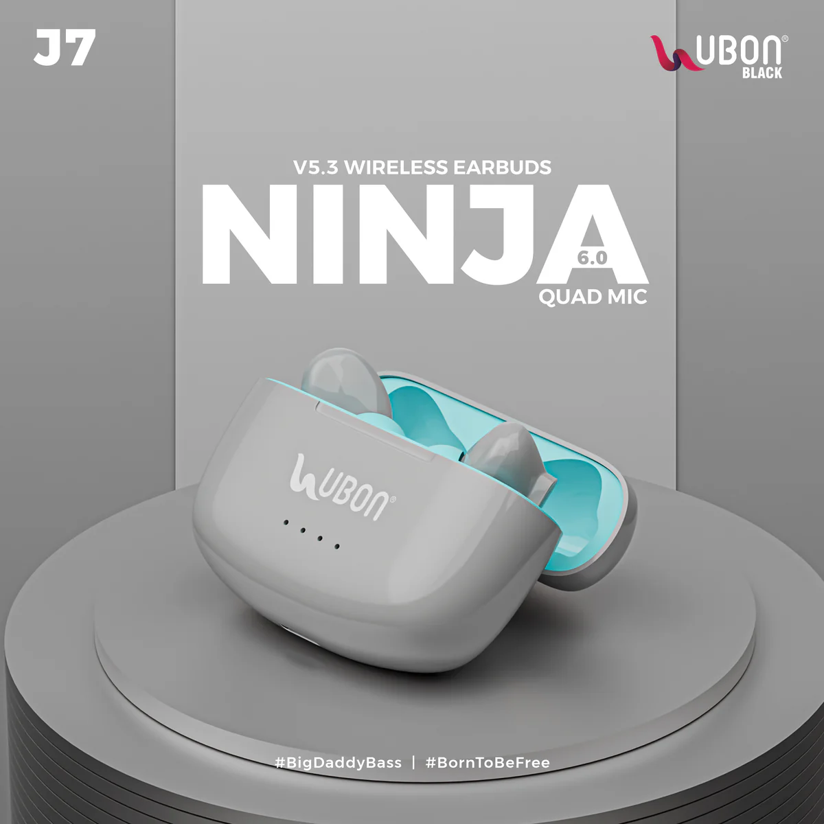 Ubon Ninja J7 6.0 Wireless Earbuds