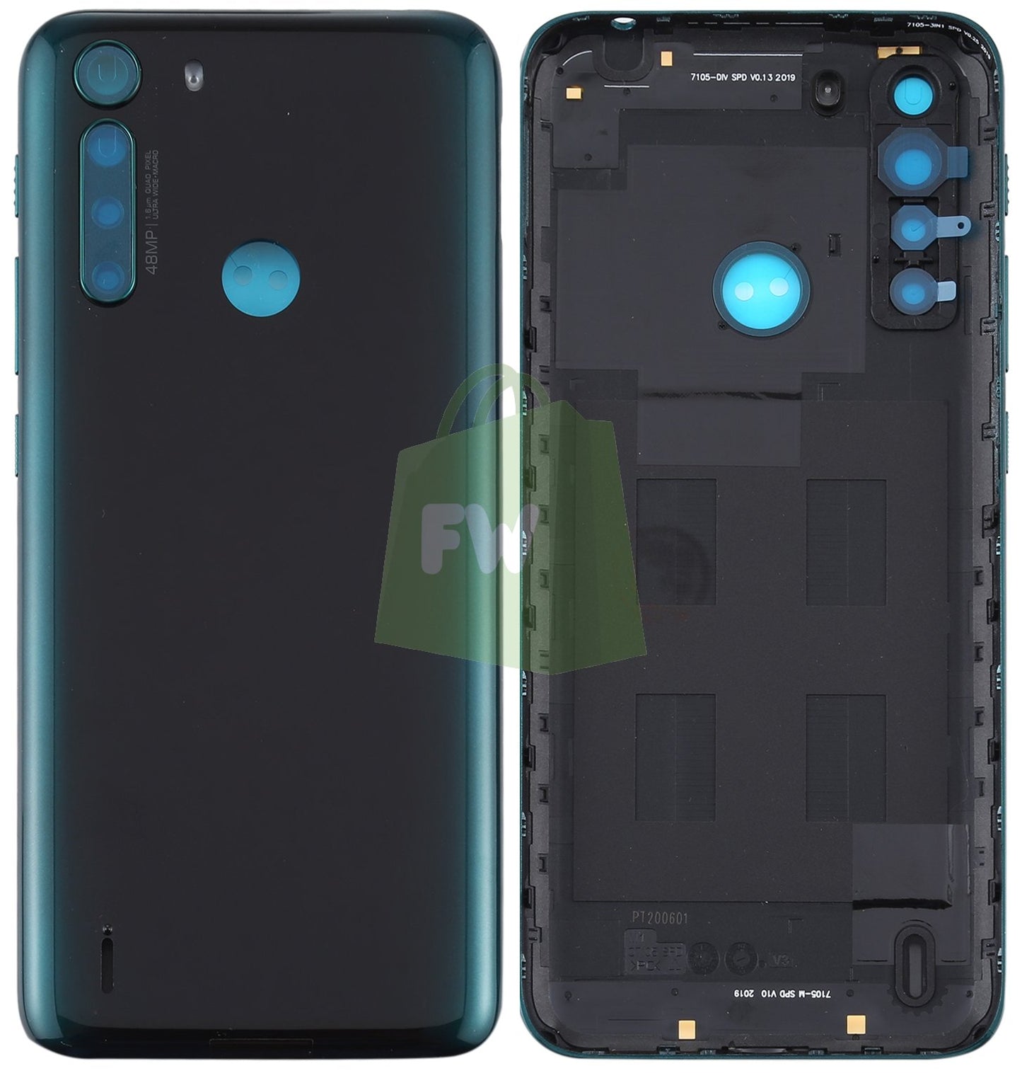 Unique4Ever Back Panel Cover for Motorola One Fusion (XT2073-2)