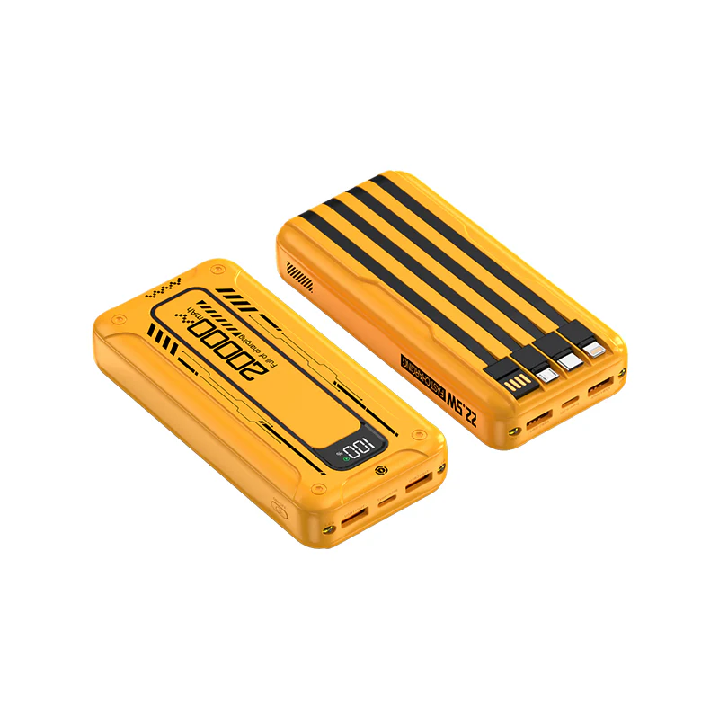 UBON PB-SX204 Power Hub 2.0 with 20,000mAh, Built-In Cables, and Fast Charging