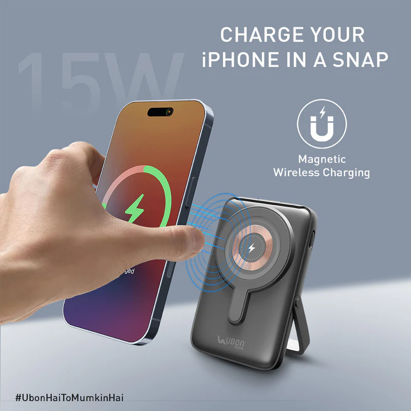 UBON PB-x110 with 4 built-in cables and 10000mAh performance