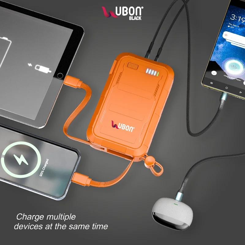 UBON PB-X113, 30W, 5-in-1 Power Bank + Charger