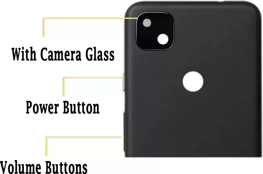 Back Panel Cover for Google Pixel 4A (G025N) - Black
