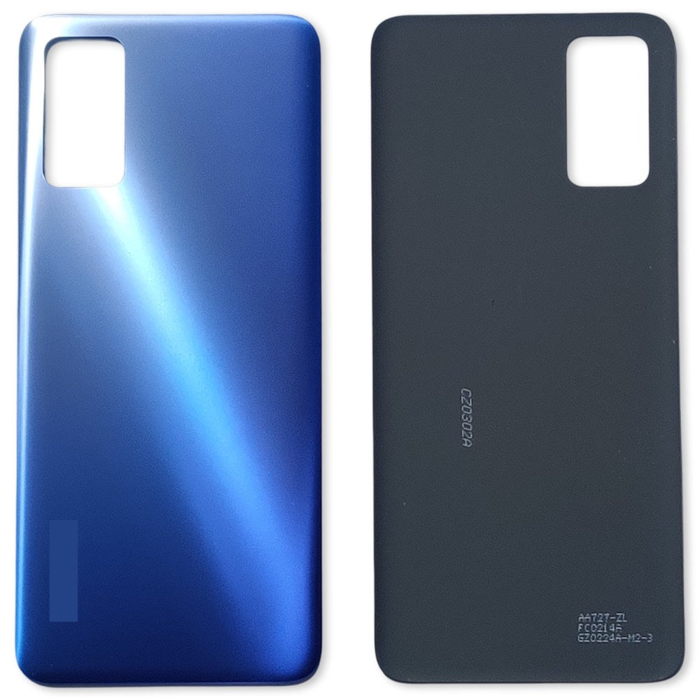 Unique4Ever Back Panel Cover for realme X7 5G - (Space Silver)