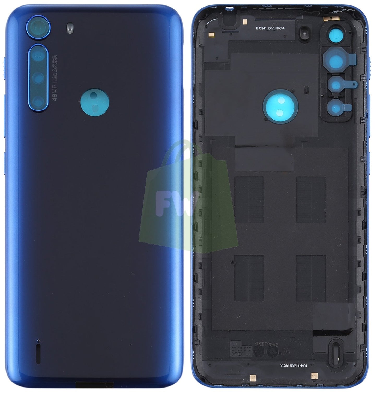 Unique4Ever Back Panel Cover for Motorola One Fusion (XT2073-2)