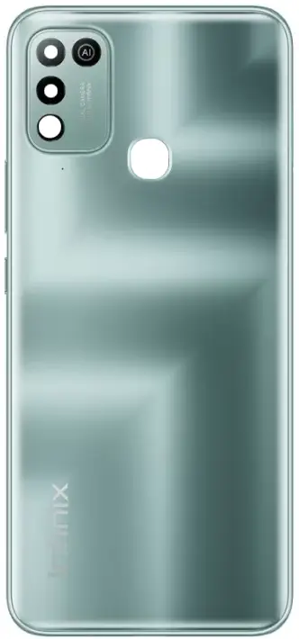 Back Panel Cover for Infinix Hot 10 Play (X688C, X688B, X688C) With Side Volume & Power Buttons Back Panel - (Morandi Green)