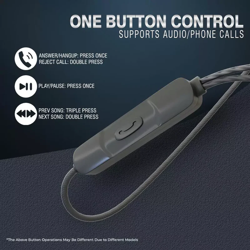 Ubon Type-C TC-486 Wired Earphones