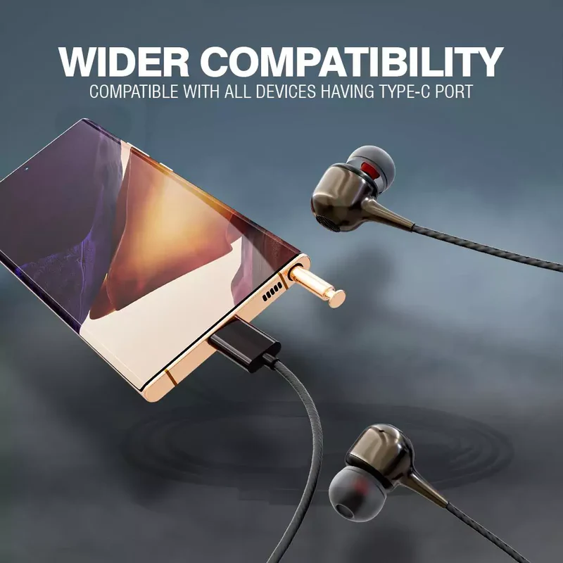 Ubon Type-C TC-486 Wired Earphones