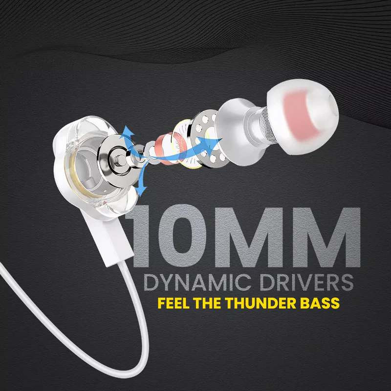 Ubon Thunder Bass UB-735 Wired Earphone