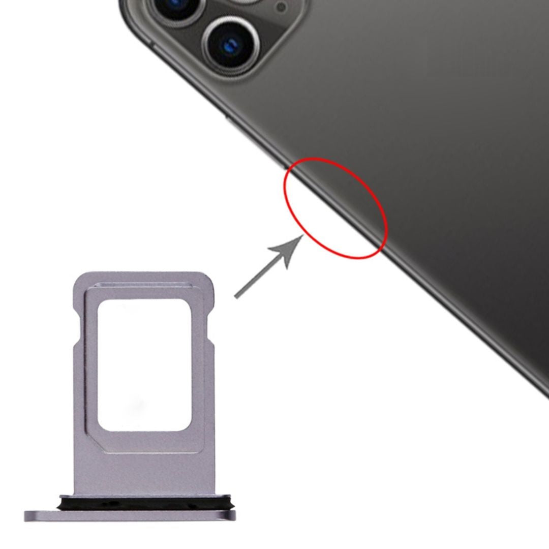SIM Card Holder Tray Compatible with iPhone 11 – Black