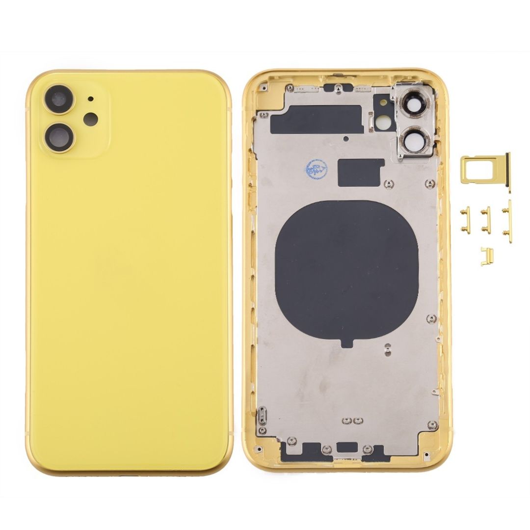 Full Body Housing Compatible with Apple iPhone 11 - Black