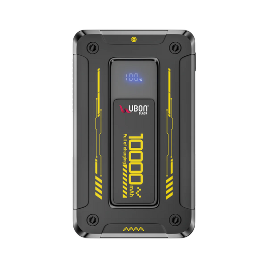 UBON PB-X114, 6-in-1 Easy Power: 22.5W Fast Charging Power Bank with Triple Built-in Cables