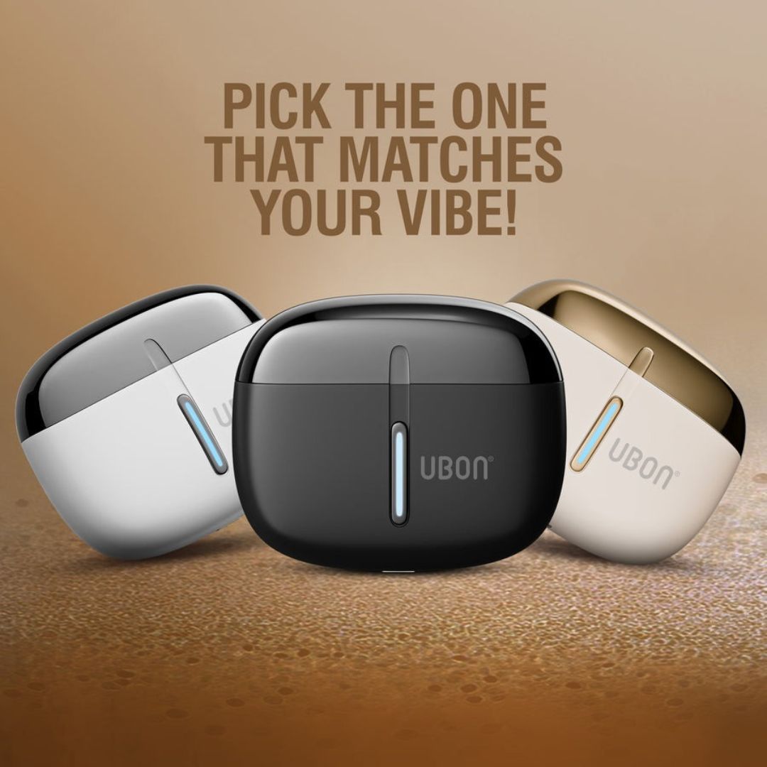 UBON J31 Freedom Series TWS Earbuds | 40Hrs Battery, Bluetooth v5.3, ENC Mic, Voice Assistant