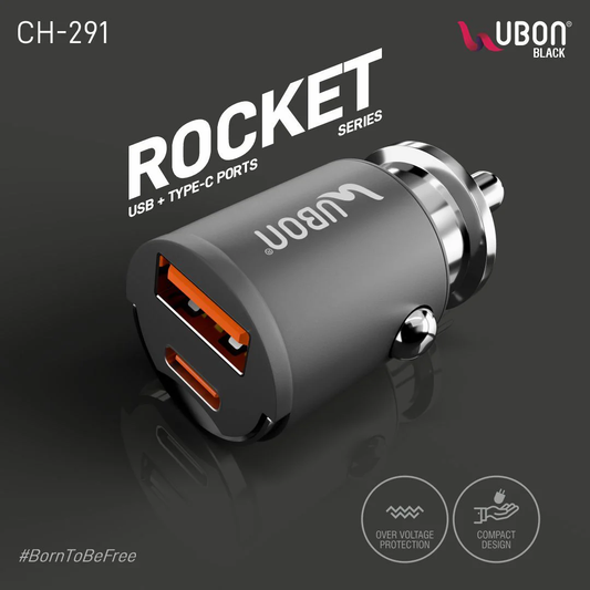 UBON CH-291: 65W Fast Car Charger