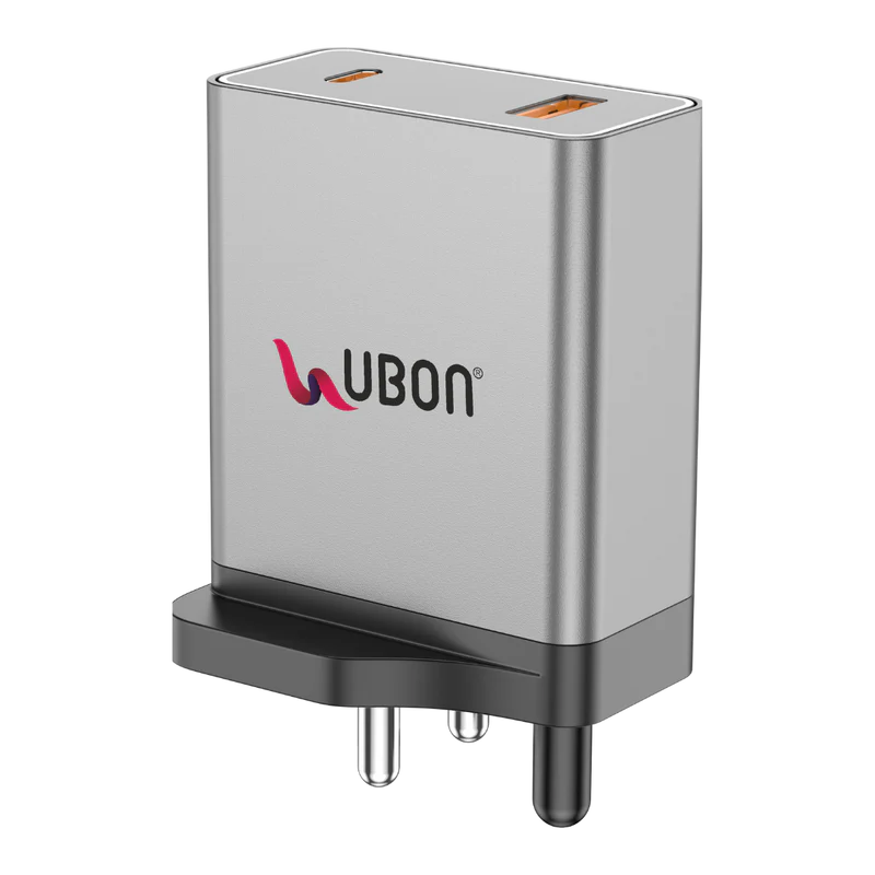 UBON CH-945 Boss Series Dual Port Fast Wall Charger: Superfast Charging, Powerful Performance