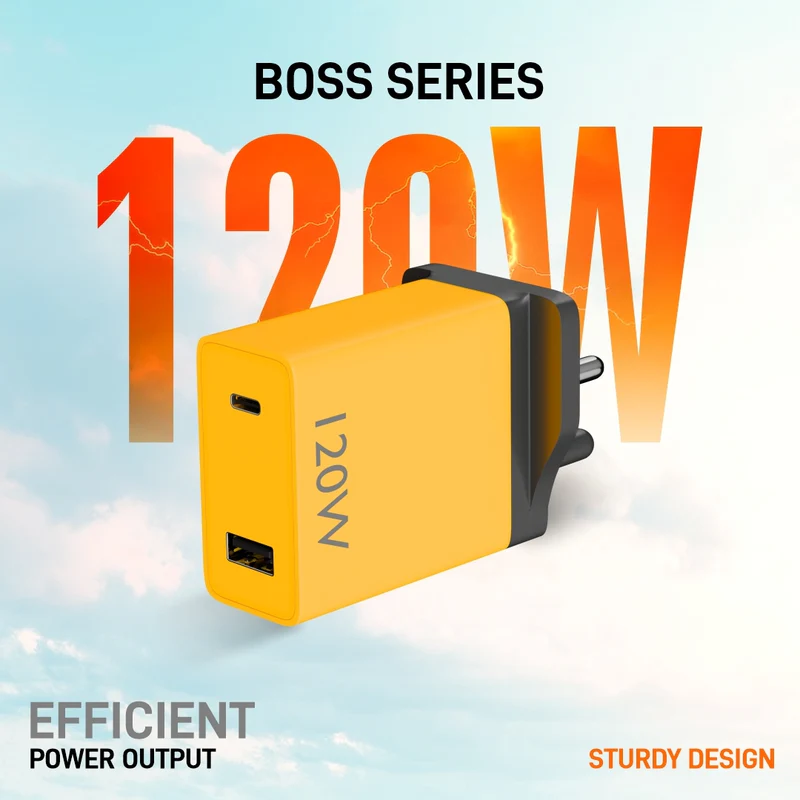 UBON CH-945 Boss Series Dual Port Fast Wall Charger: Superfast Charging, Powerful Performance