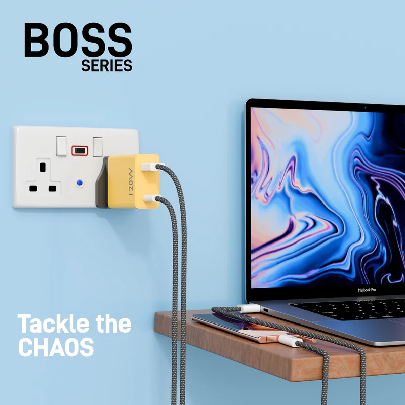 UBON CH-945 Boss Series Dual Port Fast Wall Charger: Superfast Charging, Powerful Performance