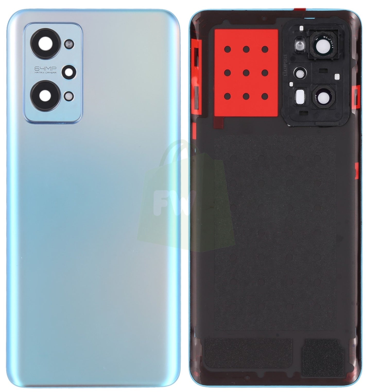 Original Back Panel Glass Cover with Camera Lens Cover for Realme GT Neo 2 (RMX3370)