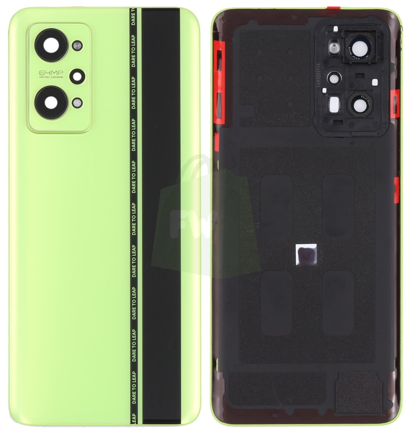 Original Back Panel Glass Cover with Camera Lens Cover for Realme GT Neo 2 (RMX3370)