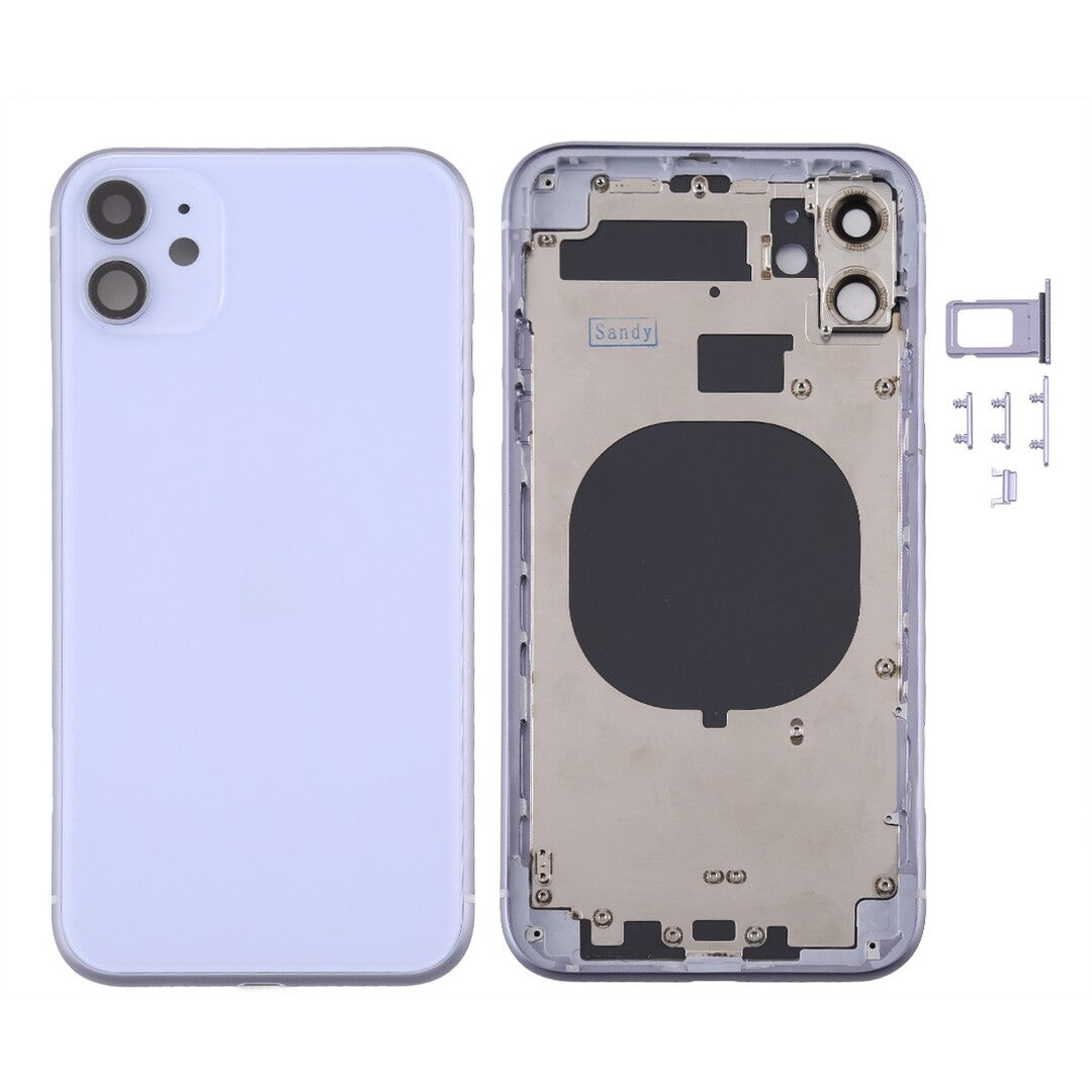 Full Body Housing Compatible with Apple iPhone 11 - Black