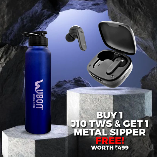 Ubon J10 Wireless Earbuds - Get a sipper free with this earbud