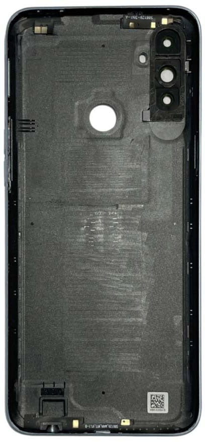 Unique4Ever Back Panel Cover for realme Narzo 20A With Camera Lens & Side Volume Power Buttons -(Glory Silver)
