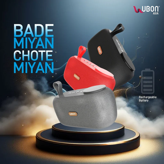 UBON Discover the SP-125 Bade Miyan Chhote Miyan: Your All-in-One Audio Solution with Type-C Charging