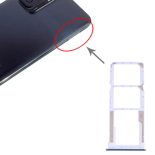 2xSIM Card Tray + Micro SD Card Tray for Xiaomi Redmi Note 10 Pro / Redmi Note 10 Pro Max