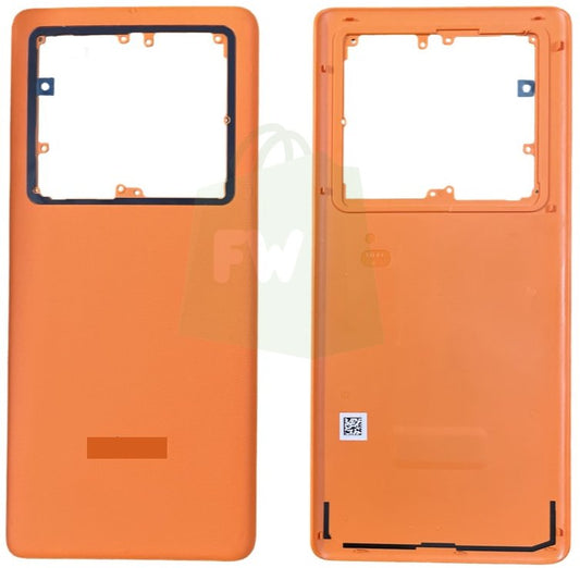 Back Cover Panel for Vivo X80 - (Orange)