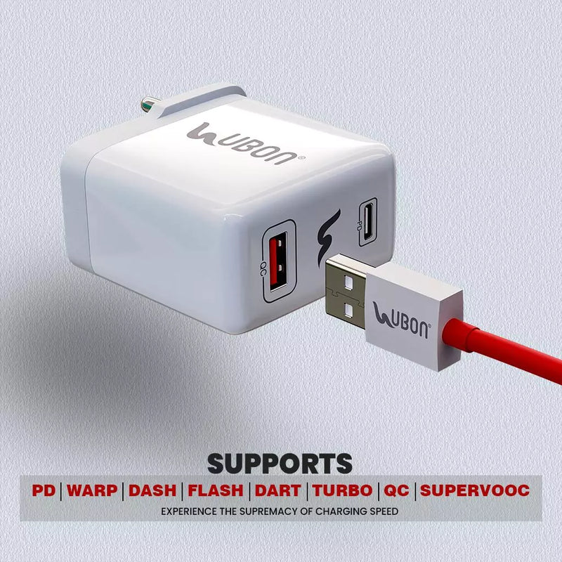 Ubon Maharaja Series CH-008 65W PD Charger with Type-C Cable