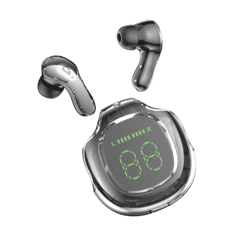 UBON J2 Freedom Series TWS – Premium Bluetooth 5.4, Noise Cancelling, 36 Hours play time, Comfortable Fit, Built-In Microphone, Touch Controls and Led Display