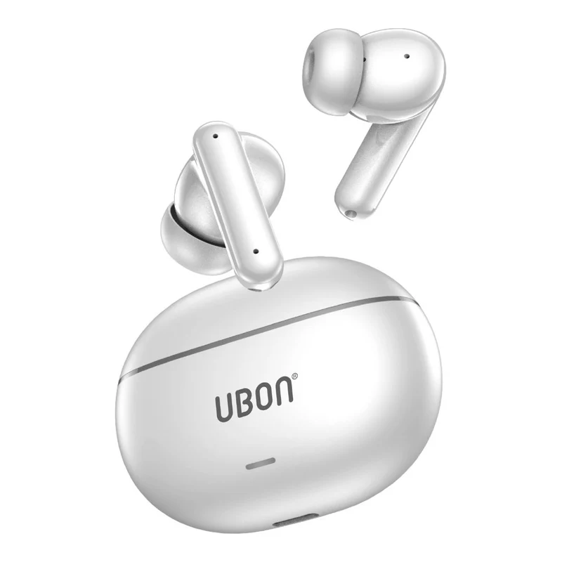 UBON J20 True Wireless Earbuds – Premium Wireless v5.3, Noise Cancelling, Long Battery Life, Comfortable Fit, Built-In Microphone, and Touch Controls