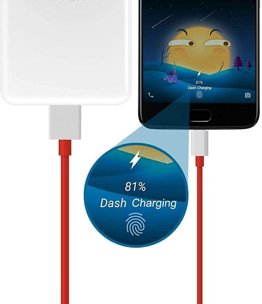 85W SuperVOOC 6A Wall Charger for Mobile with Detachable Cable - White